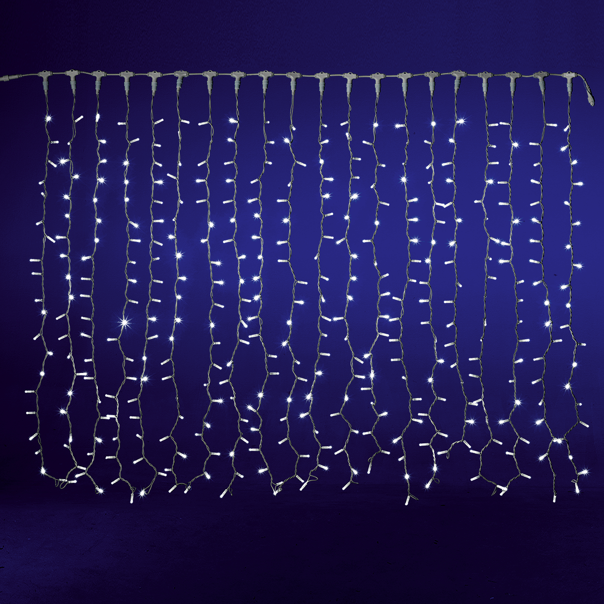 Cortina de luces LED para exteriores, 400 LED, 150 x 200 cm - 0 Cortina de luces LED para exteriores, 400 LED, 150 x 200 cm - 0