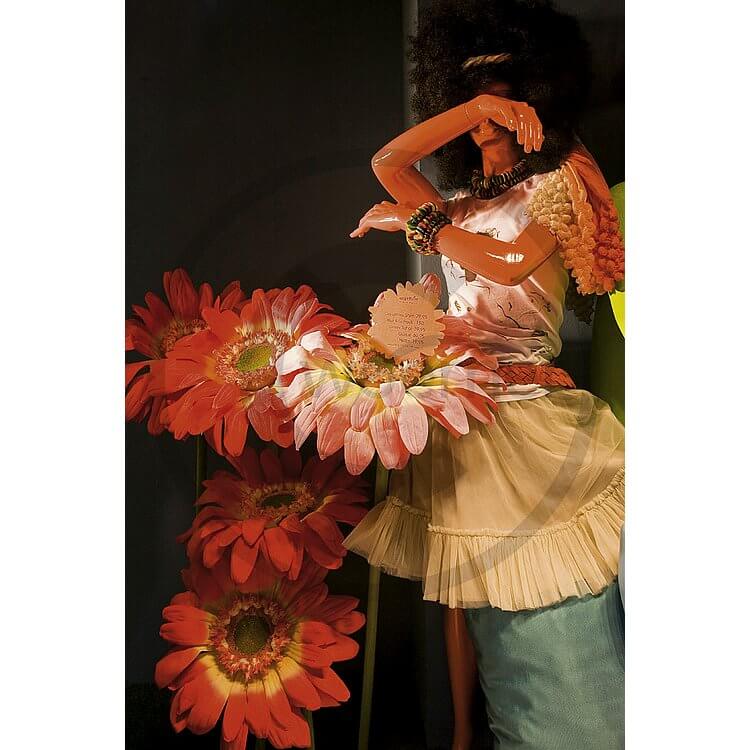 Artificial giant Gerbera 120 cm - 2