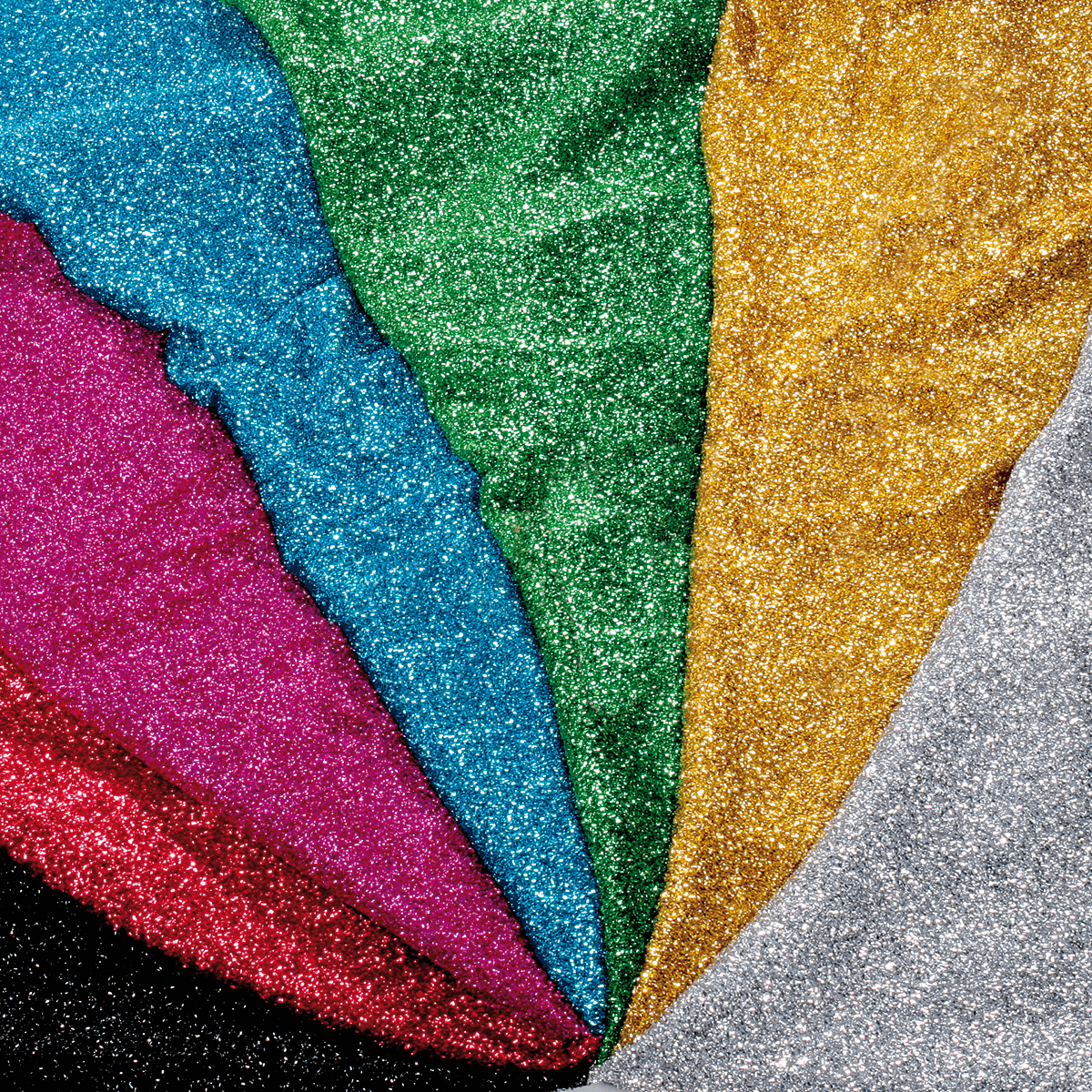 Tejido de lurex "Glitter fucsia, anchura: 112 cm - 1 Tejido de lurex "Glitter fucsia, anchura: 112 cm - 1