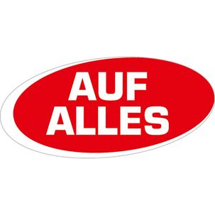 Autocollant "Auf Alles" (Sur tout)
