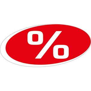 Pegatina "%"