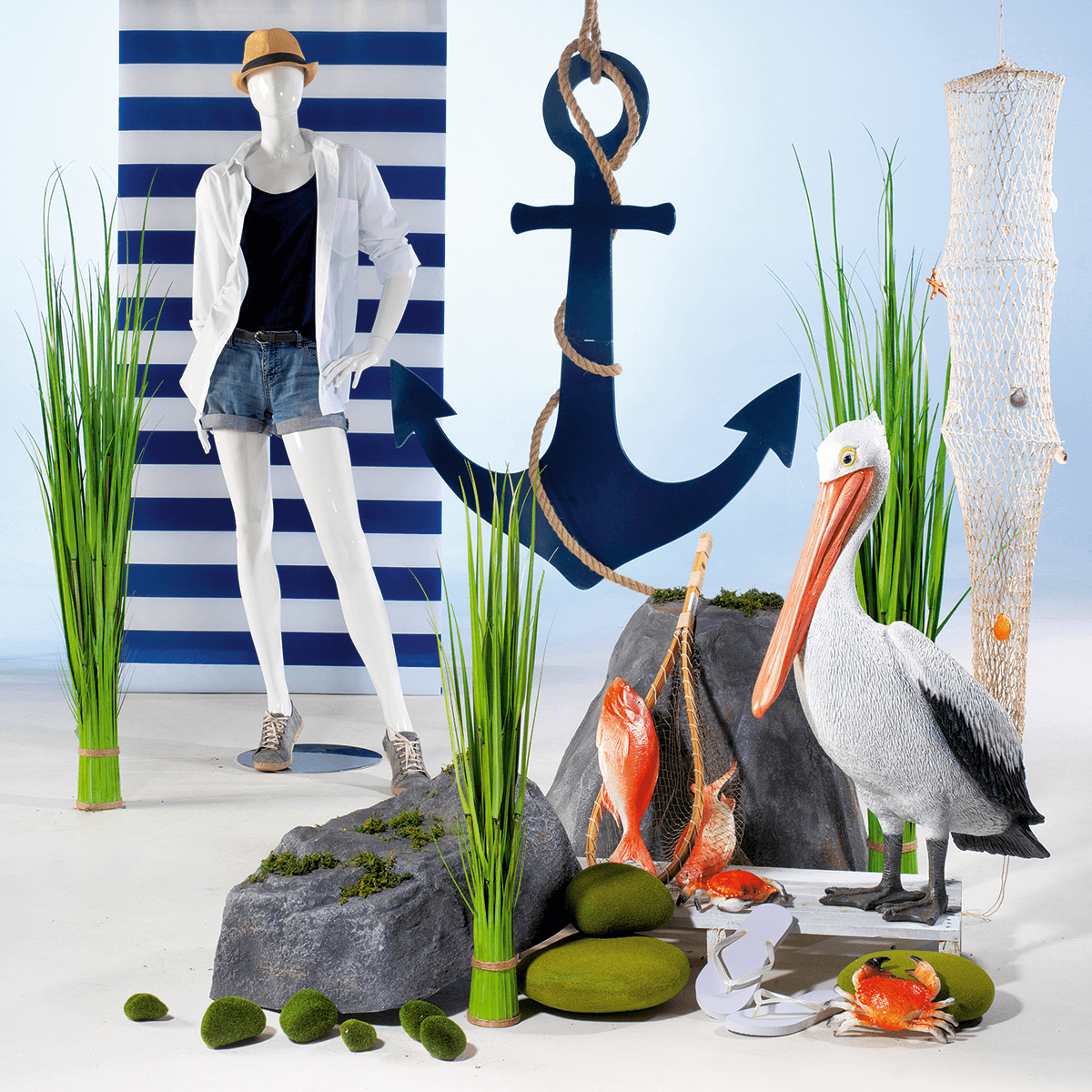 Perche factice pour aliments 36 cm - 5