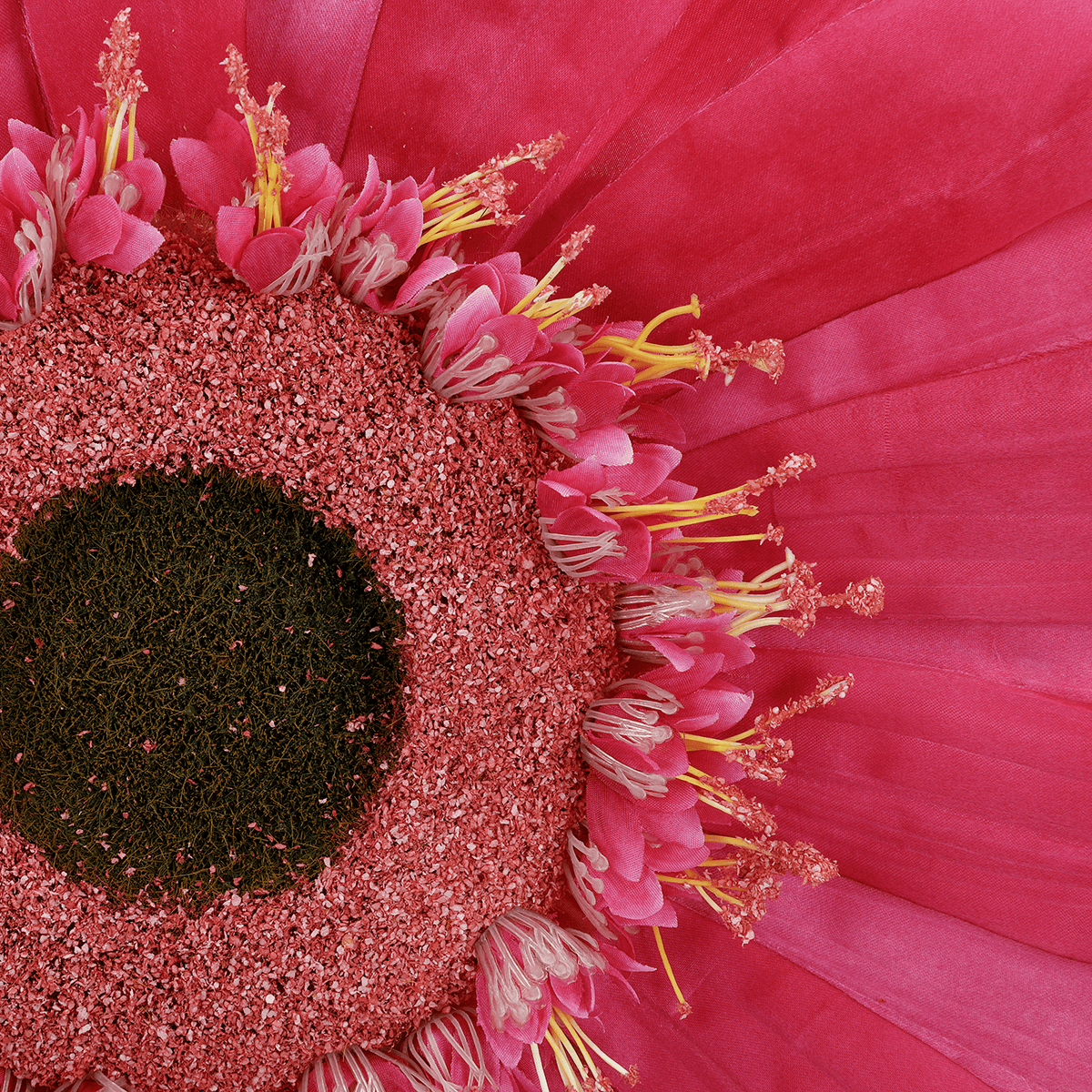 Flor de gerbera gigante artificial, Ø 45 cm, color fucsia - 1