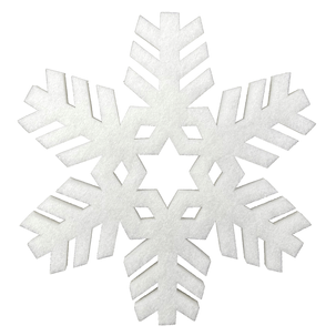Cotton wool Snowflake, Ø 30 cm