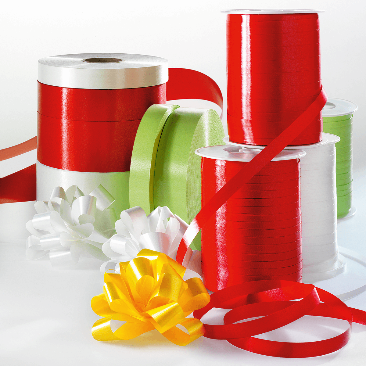 Polyamide ribbon, width 5 mm, red - 4