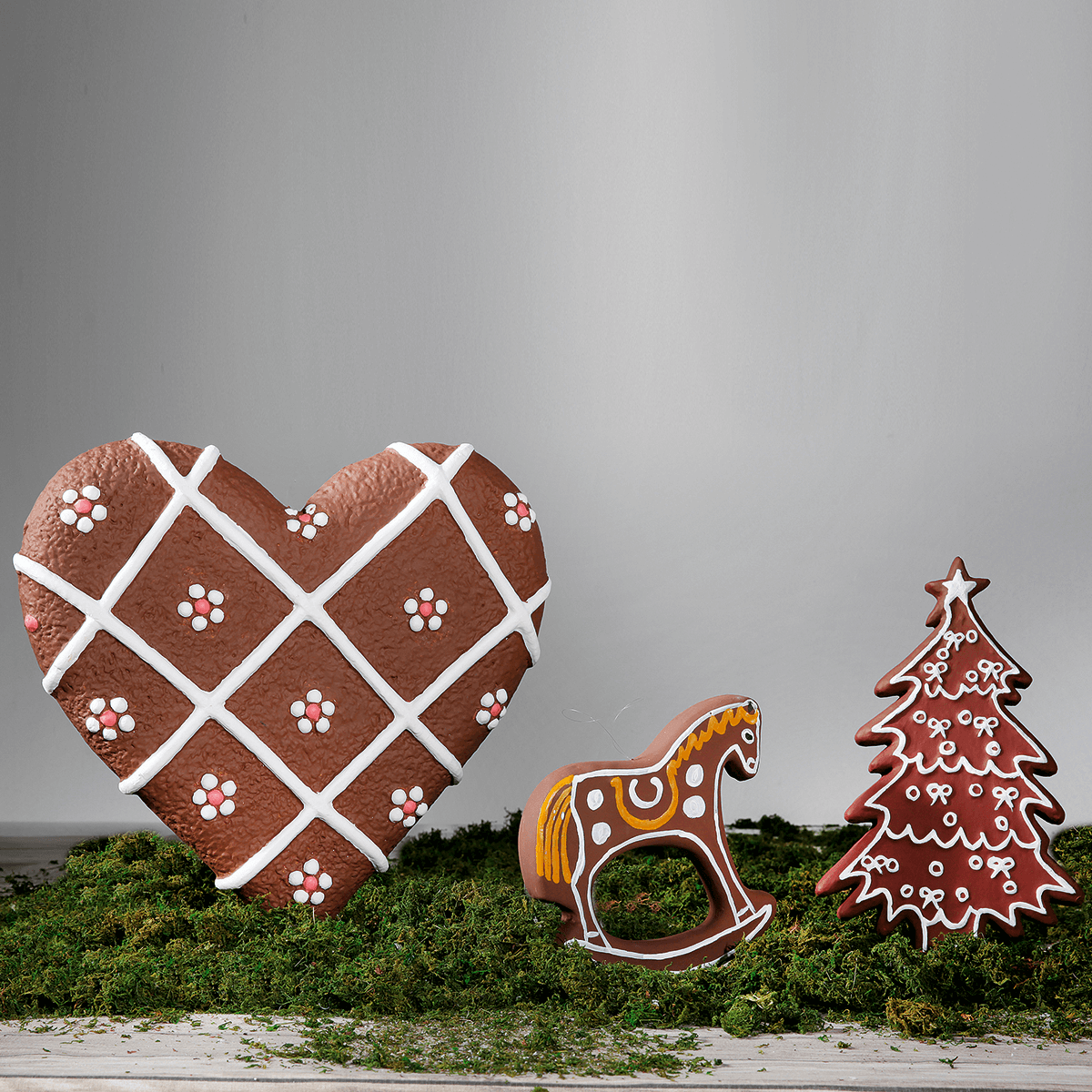 Pain d'épice "Sapin" aliment factice 40 cm - 3