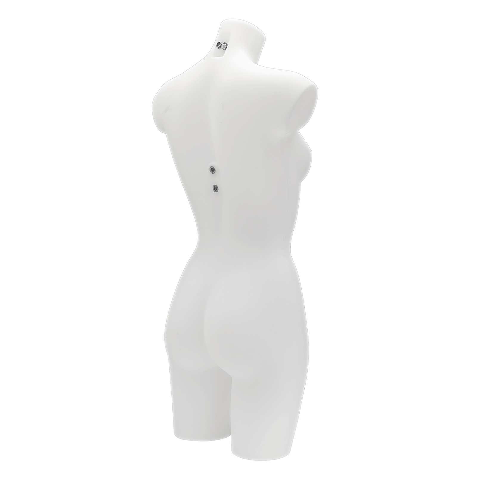 Torse de femme en plastique 90 cm, blanc - 9