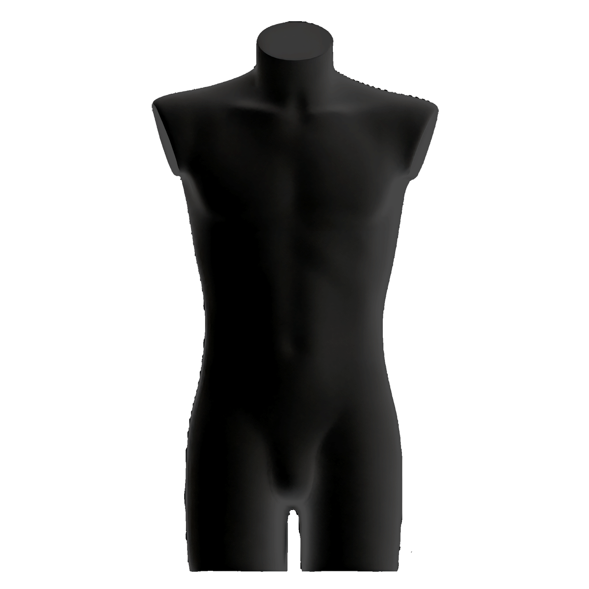 Kunststoff-Torso Herr 90 cm, schwarz - 5