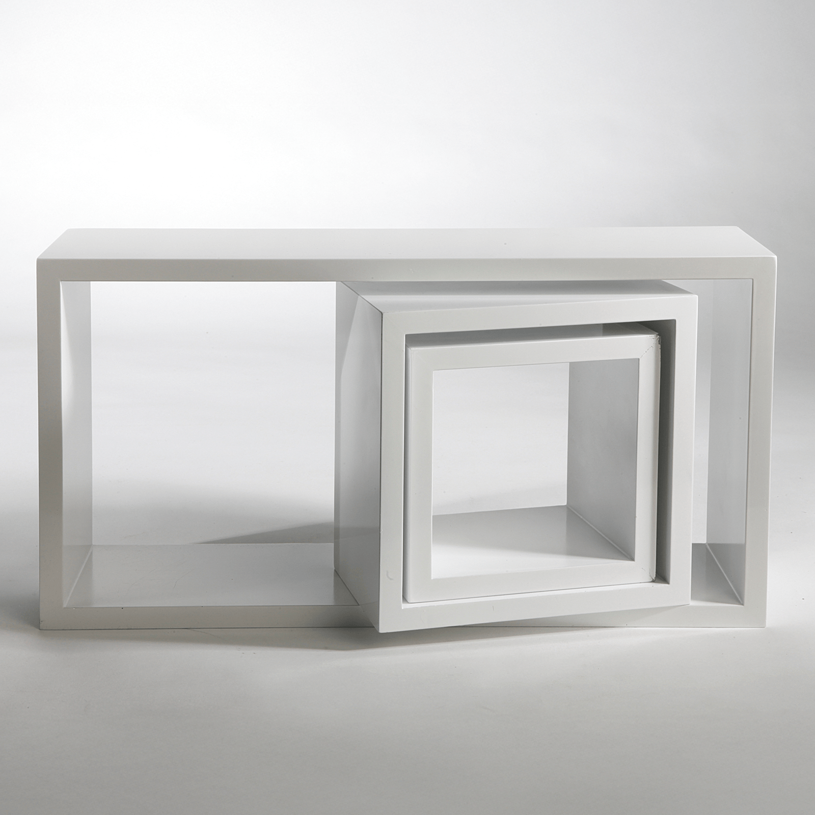 Conjunto de estantes blanco 5 piezas - 2 Conjunto de estantes blanco 5 piezas - 2