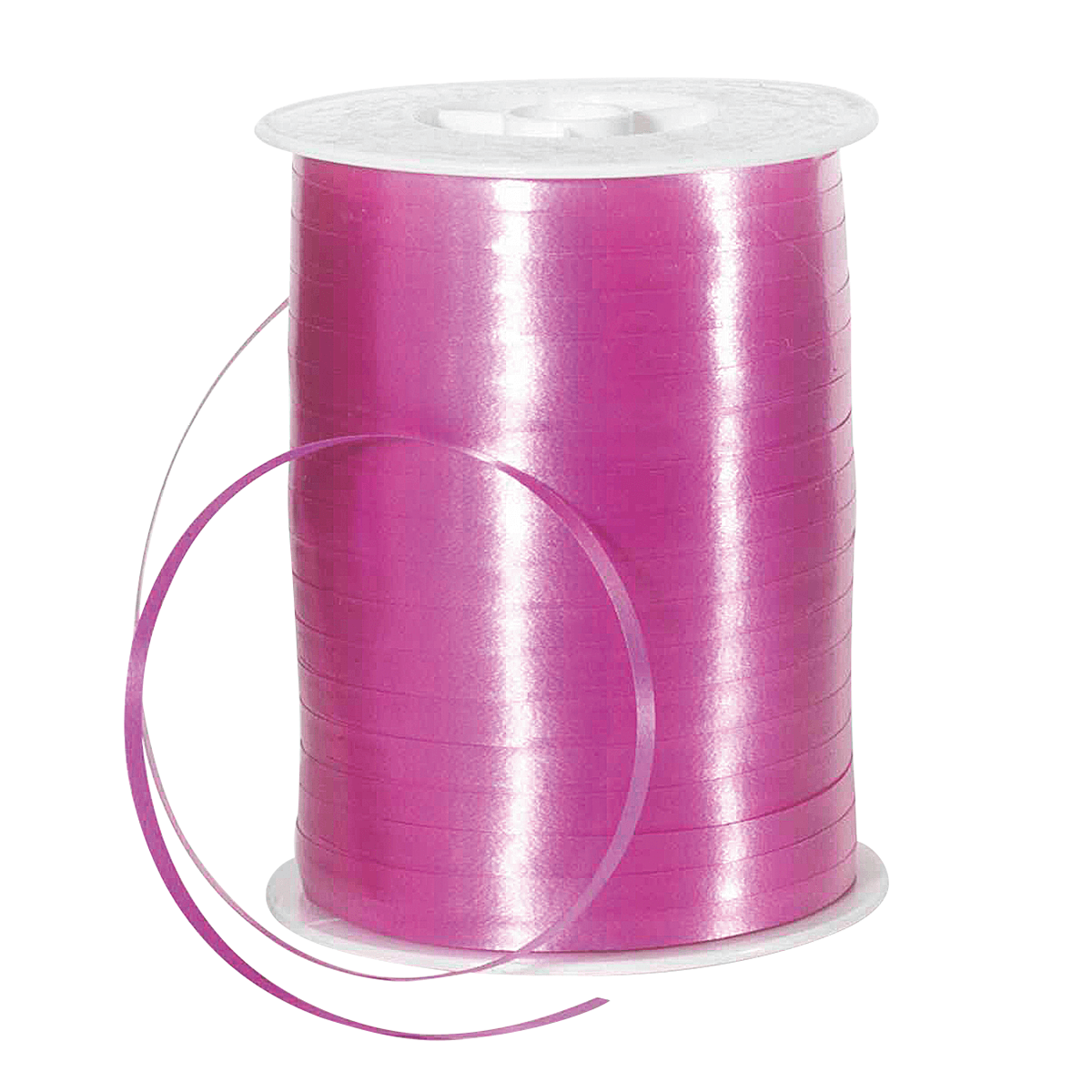 Polyamide ribbon, width 5 mm, pink - 0