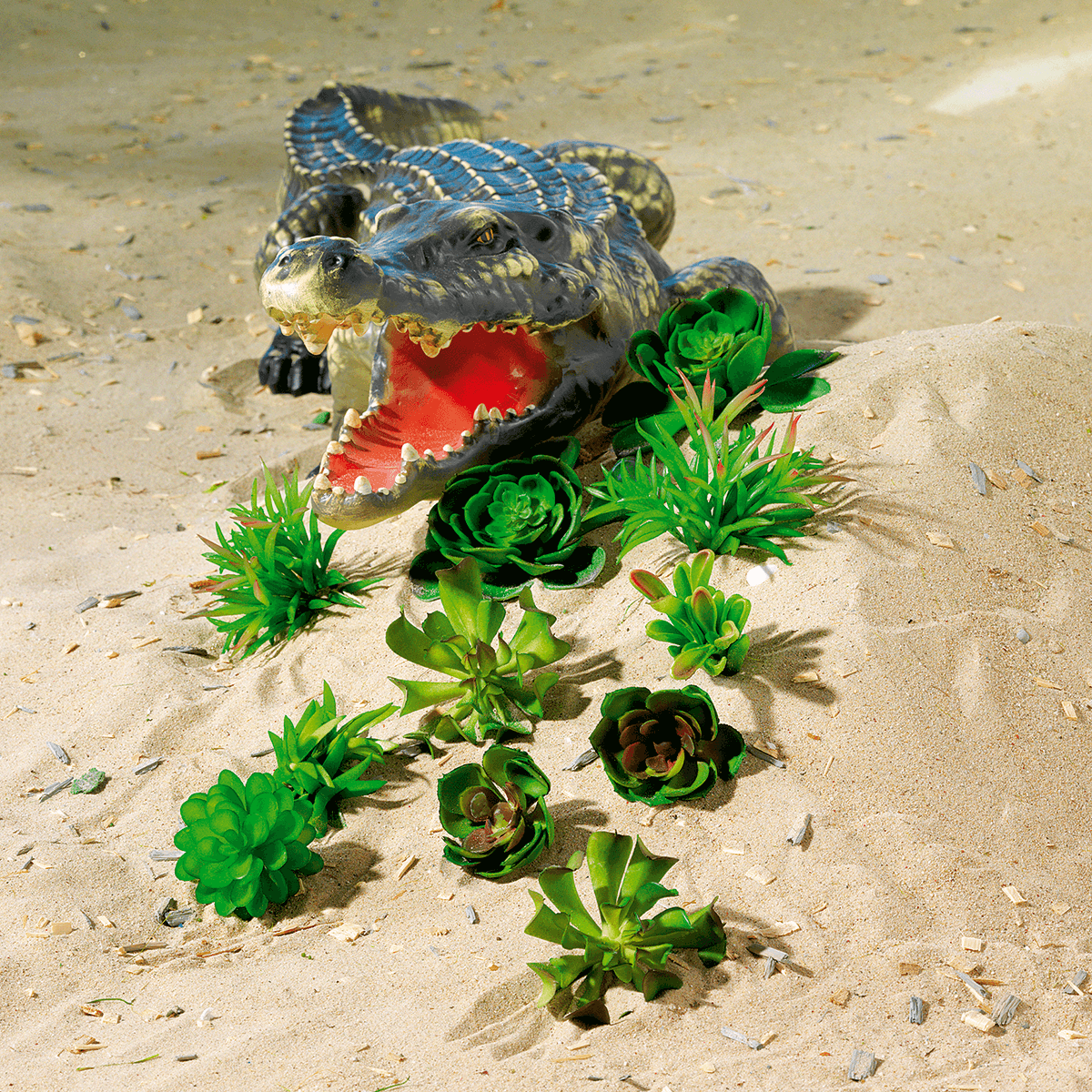 Crocodile décoratif 100 cm - 4