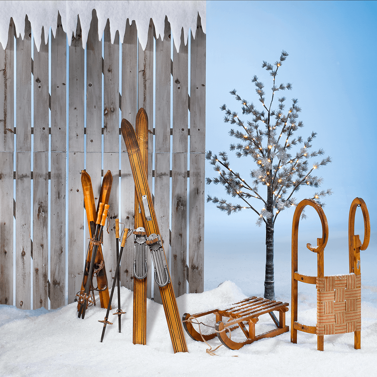 Horn sleigh Original, length 100 cm - 7