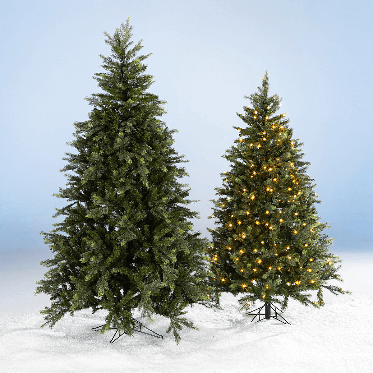 Artificial Christmas Tree Nordmann Fir with LED 180 cm - 4