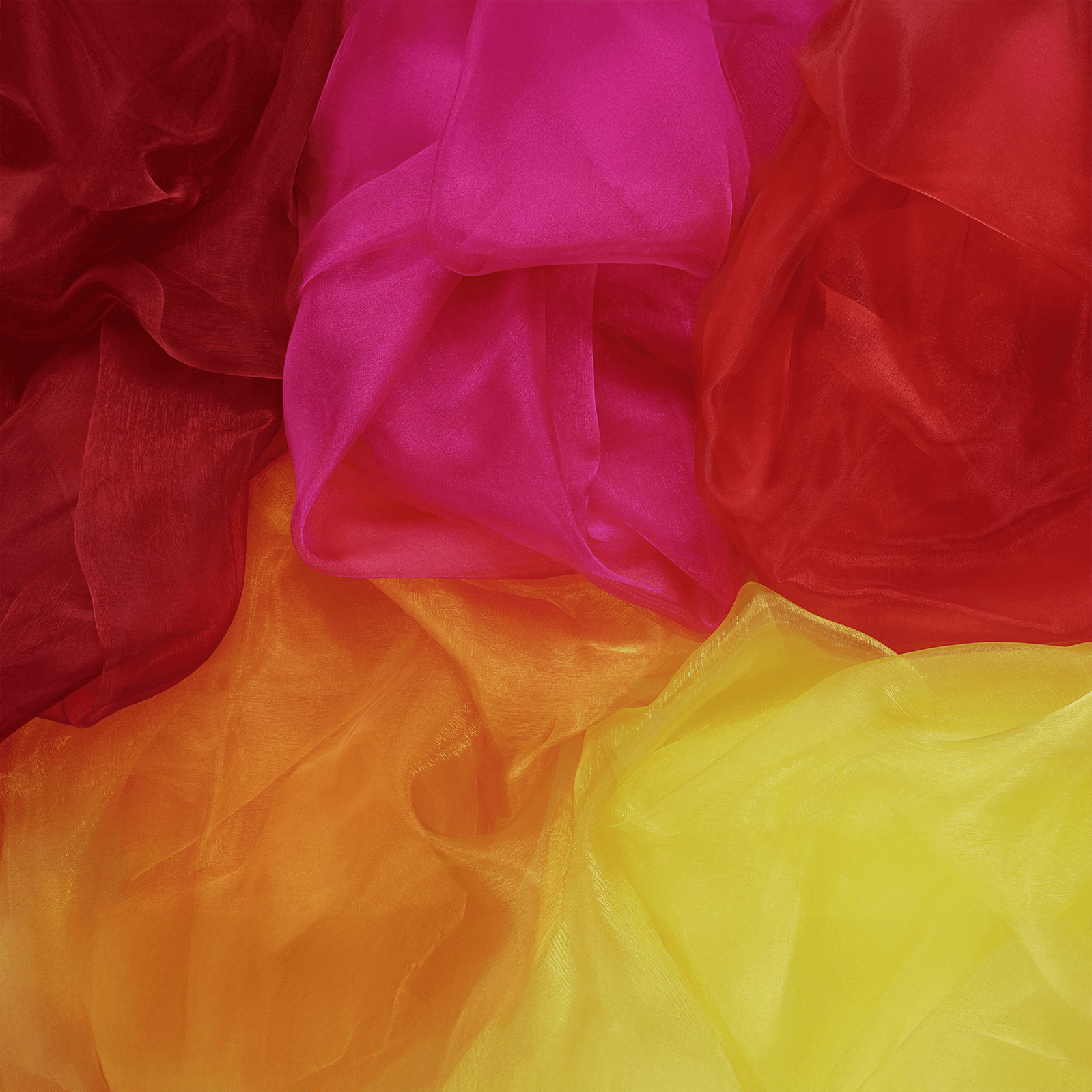 Chiffon fabric, red, 145 cm - 1 Chiffon fabric, red, 145 cm - 1