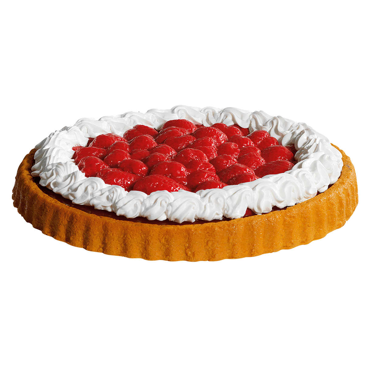 Gâteau aux fraises alimentaire faux 27 cm Ø - 0
