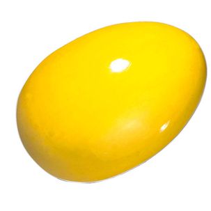 Decorative Easter egg yellow, length 75 cm