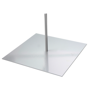 Soporte metálico, altura: 25 cm
