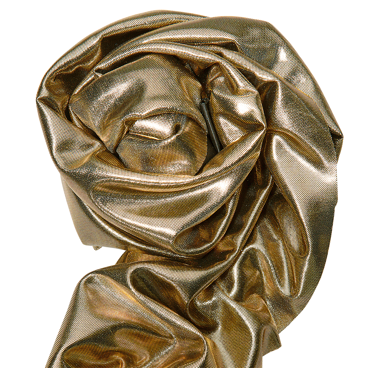 Glanzstoff Folienjersey gold 150 cm breit - 0
