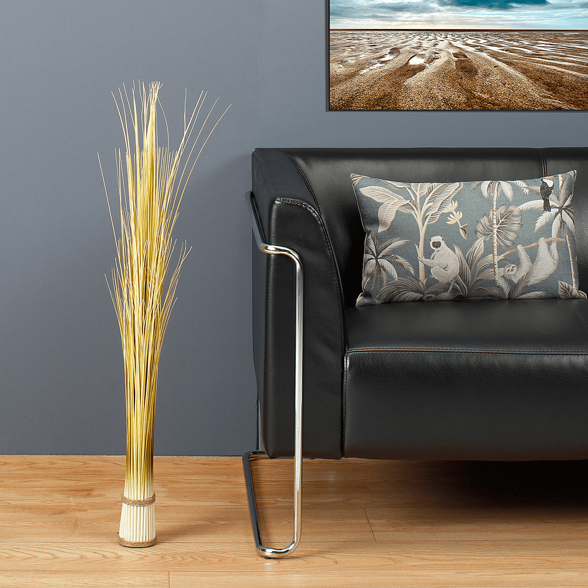 Manojo de hierba decorativa extra largo, longitud 90 cm - 6