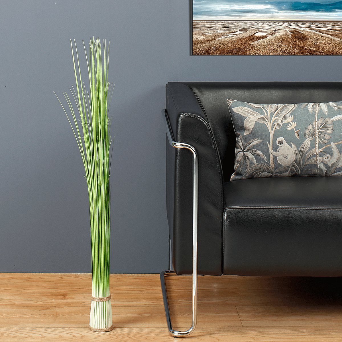 Manojo de hierba decorativa extra largo, longitud 90 cm - 3