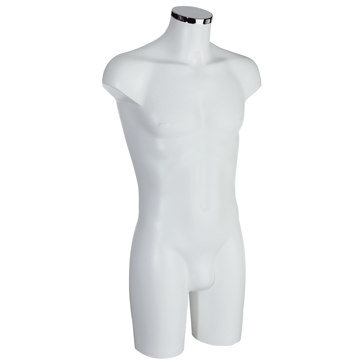Kunststoff-Torso Herr lackiert 83 cm weiß - 0 Kunststoff-Torso Herr lackiert 83 cm weiß - 0
