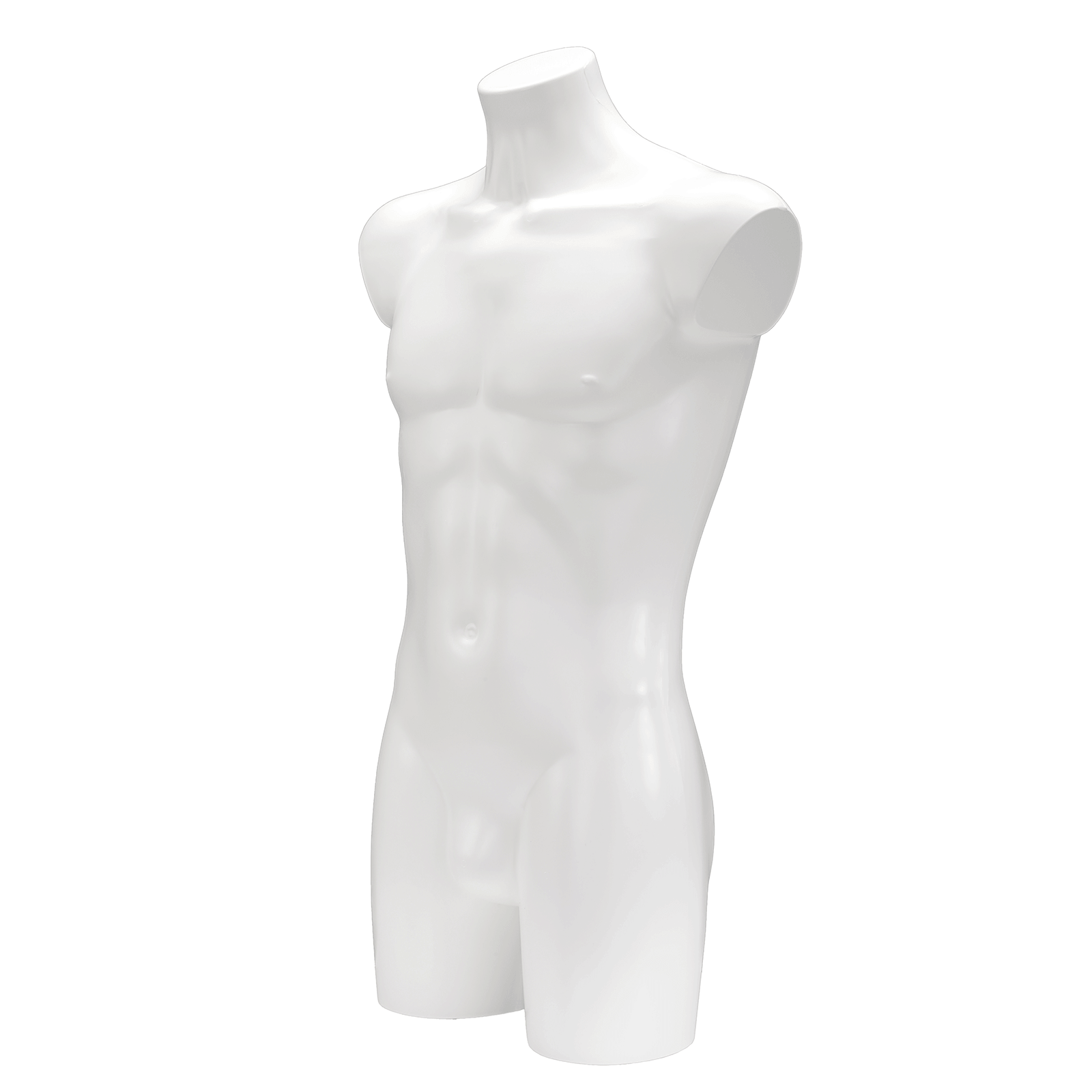 Kunststoff-Torso Herr lackiert 83 cm weiß - 6 Kunststoff-Torso Herr lackiert 83 cm weiß - 6