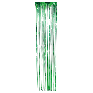 Lametta-Vorhang grün, 200 cm