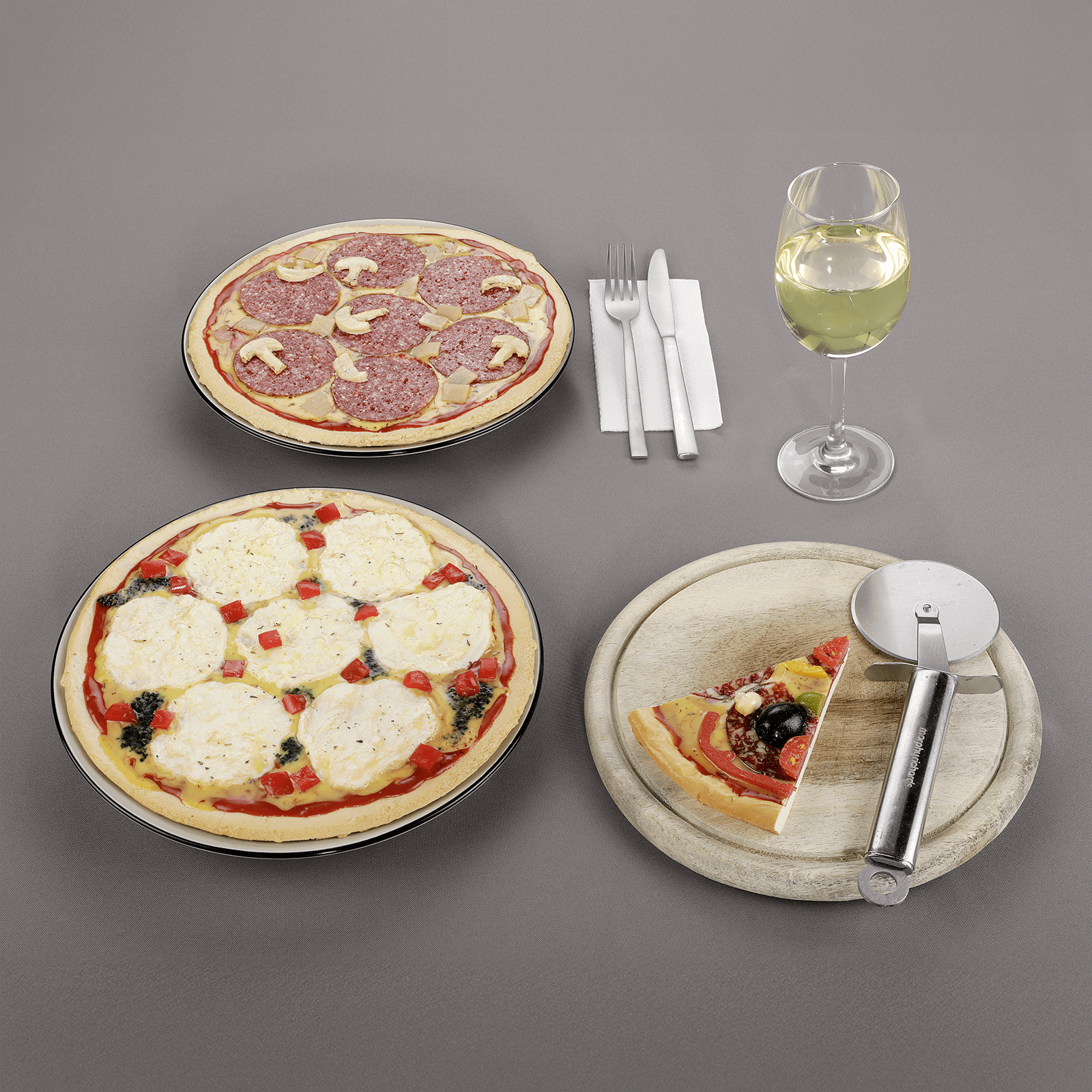 Trozo de pizza "Salami" alimento de imitación - 1