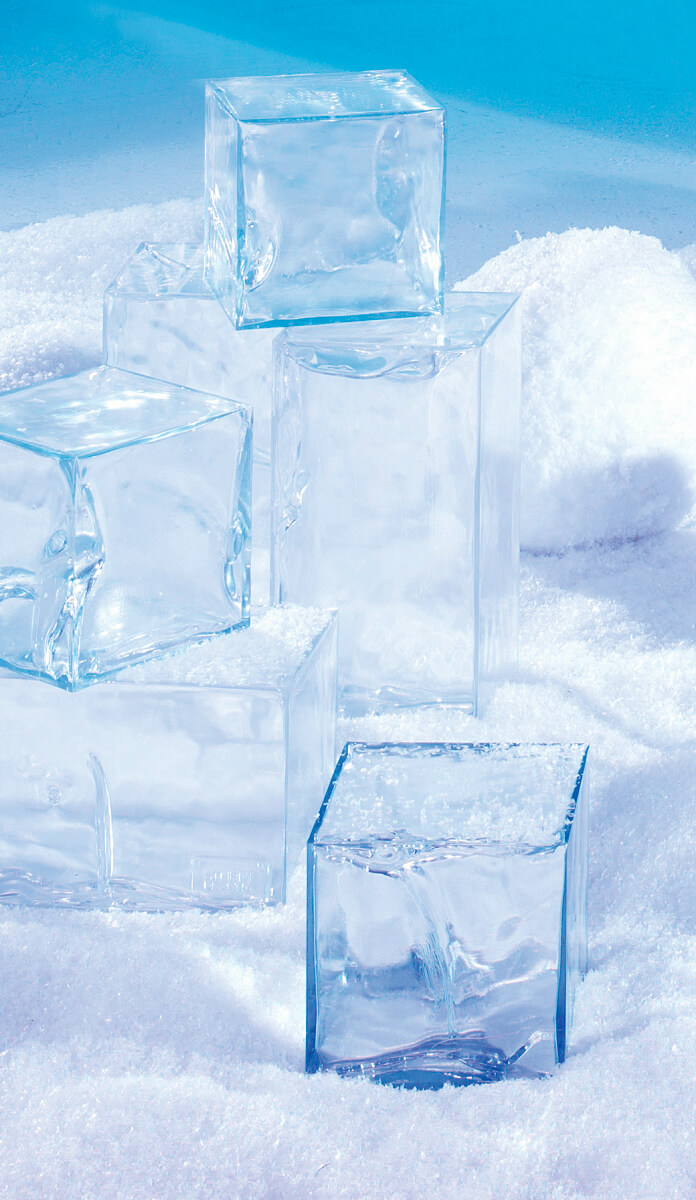 Decorative ice cuboid 23 x 46 cm - 5