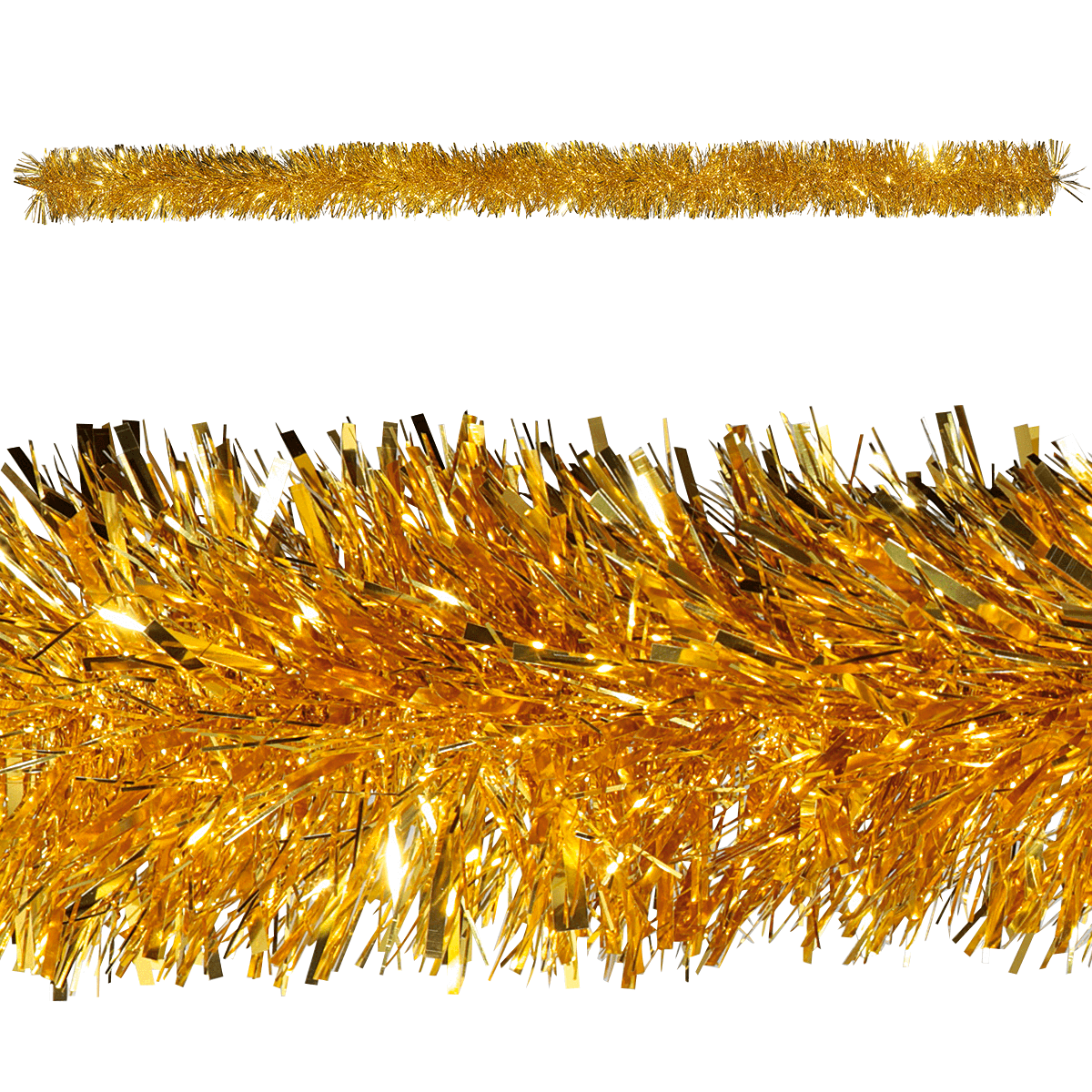 Tinsel garland gold ø 15 cm - 0 Tinsel garland gold ø 15 cm - 0
