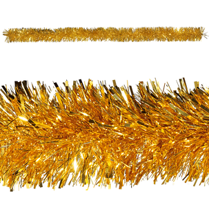 Lametta-Girlande gold 15 cm Ø