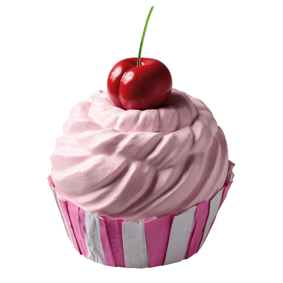 Faux cupcake aux cerises 20 cm - 0