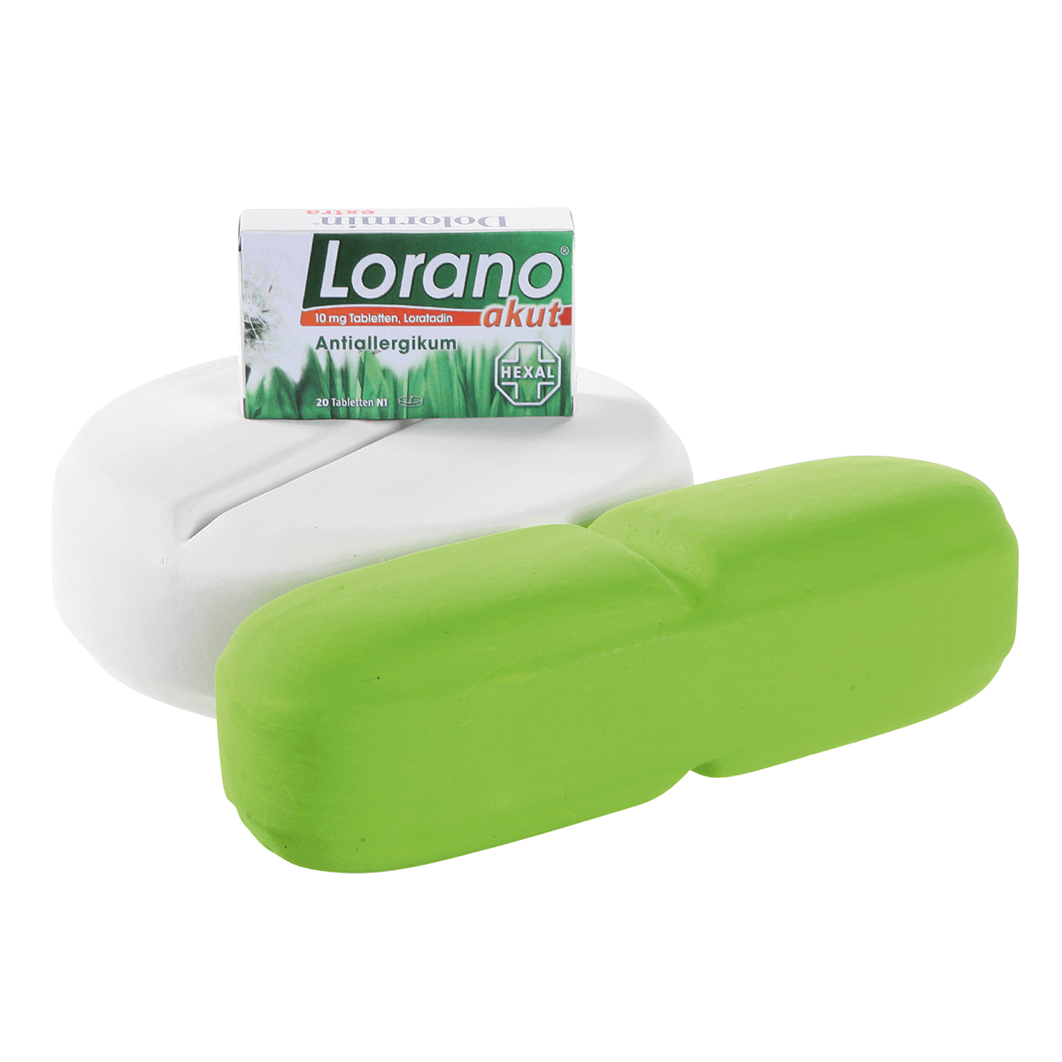 Píldora decorativa, color verde - 3