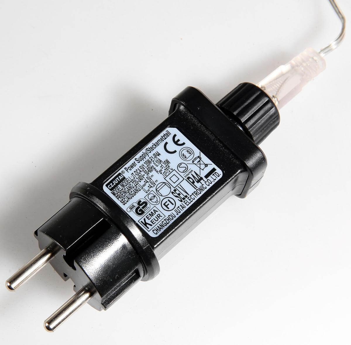 Cadena de luces LED para exterior, 10 m, plata - 3