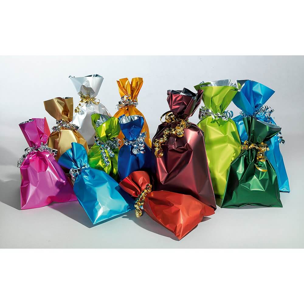 Bolsa de regalo, tono mate, color verde oscuro, 15 x 25 cm - 1 Bolsa de regalo, tono mate, color verde oscuro, 15 x 25 cm - 1