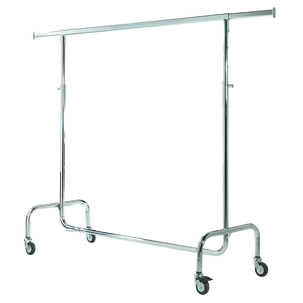 Perchero con ruedas, estable, cargable hasta 100 kg