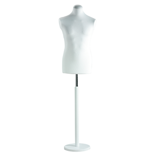 Buste de tailleur homme, buste 78 cm, blanc