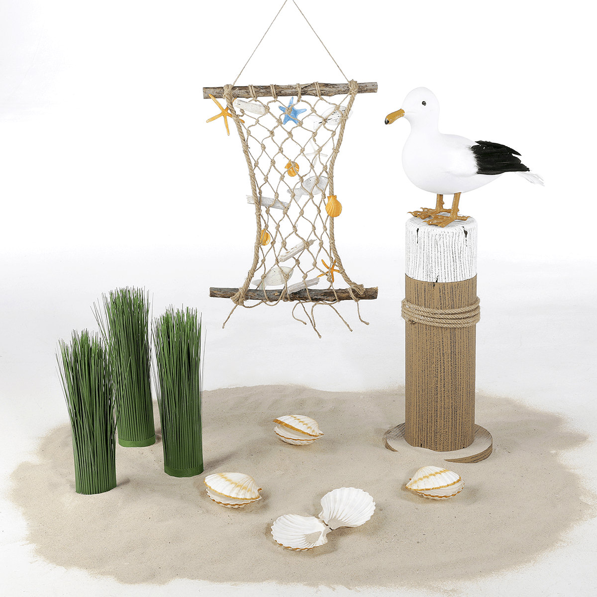 Bita decorativa marítima, altura 50 cm - 3
