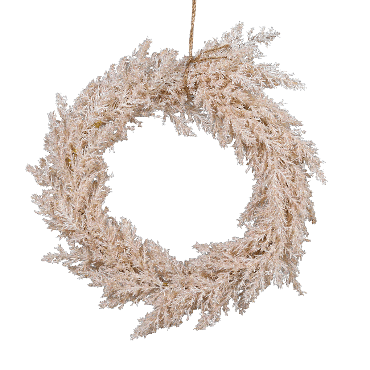 Artificial Pampas Grass Wreath Ø 35 cm - 0 Artificial Pampas Grass Wreath Ø 35 cm - 0
