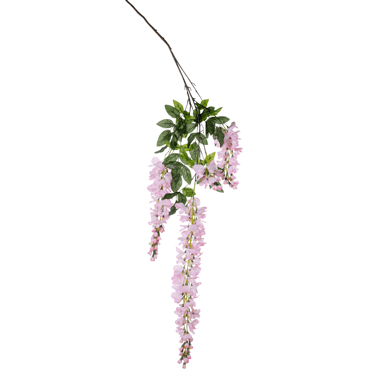 Branche artificielle de pluie d'or rose, 95 cm - 1