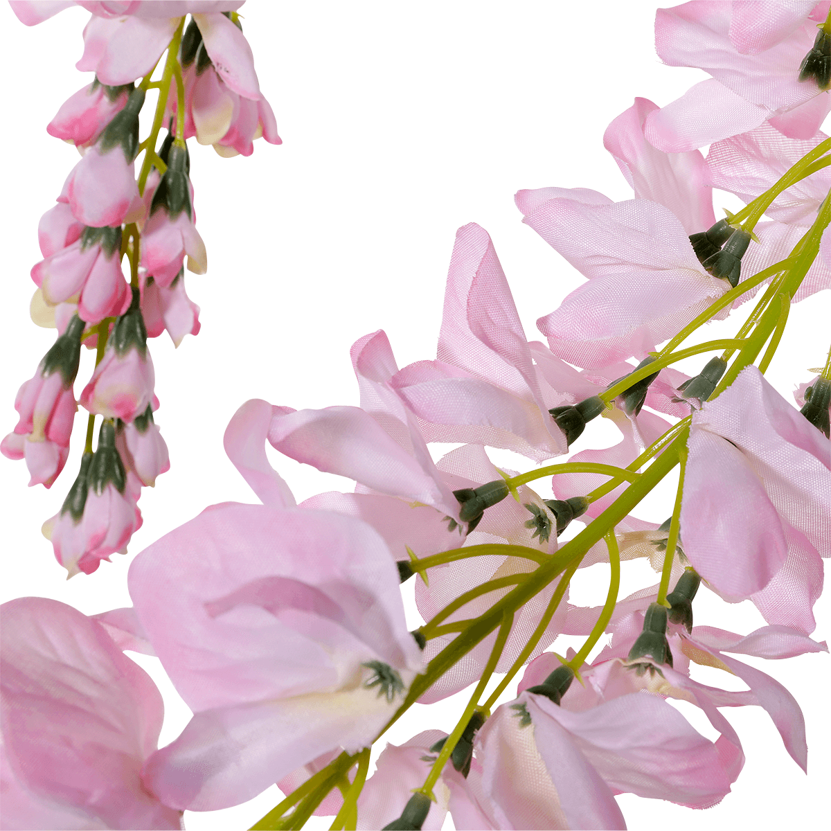 Branche artificielle de pluie d'or rose, 95 cm - 3
