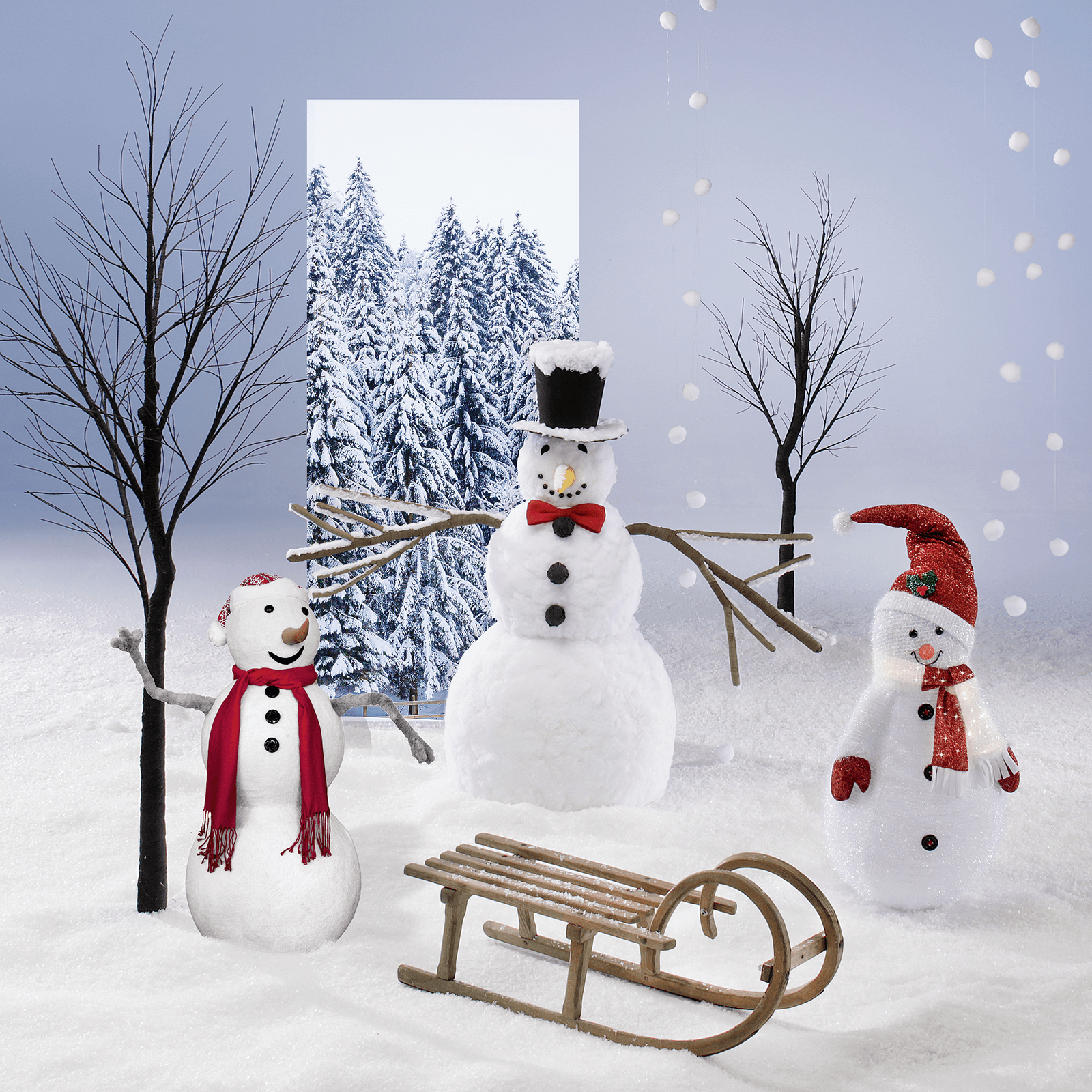 Artificial snow rough 190 g - 1