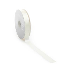 Satinband, 25 mm x 25m creme