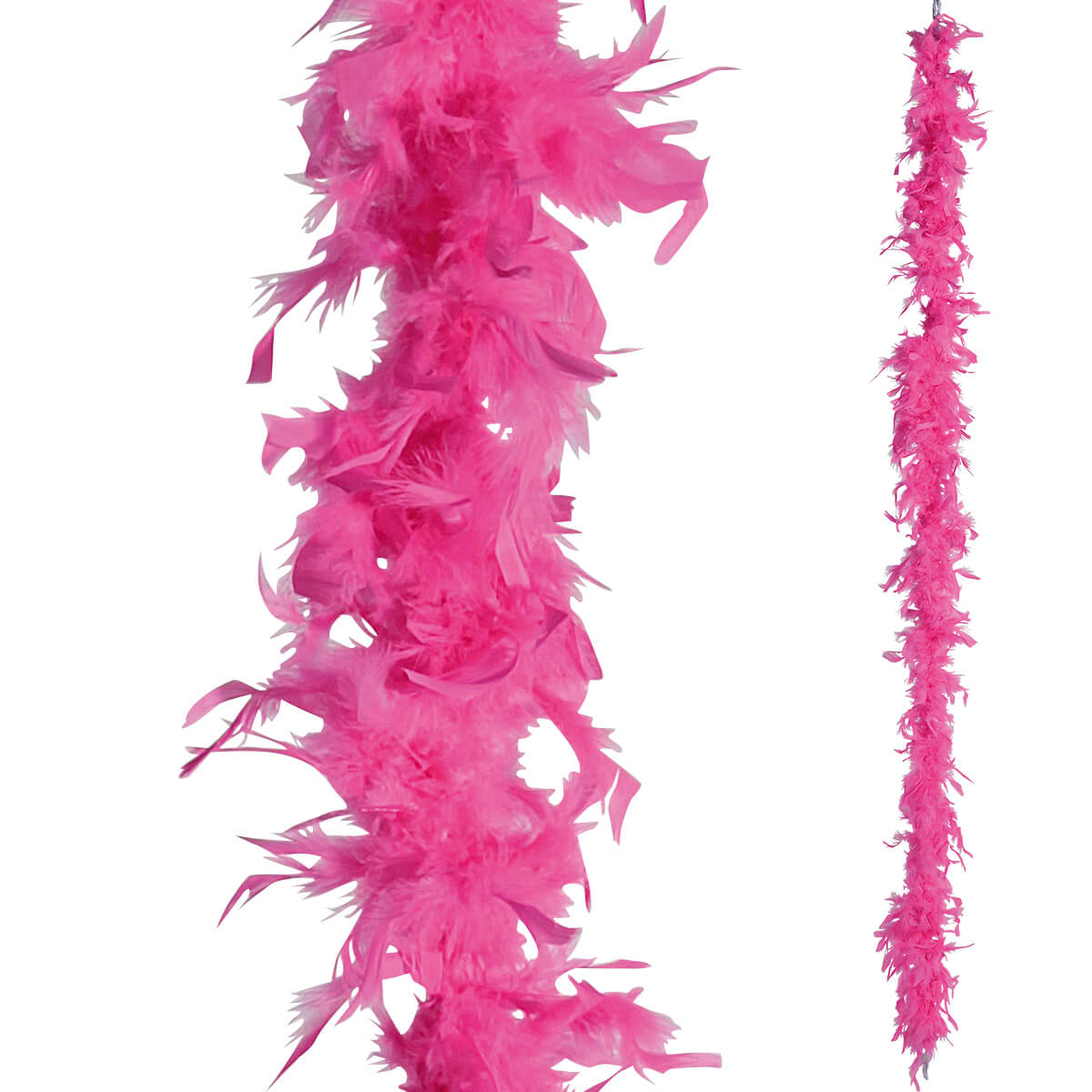 Boa de plumes, rose, 180 cm - 0