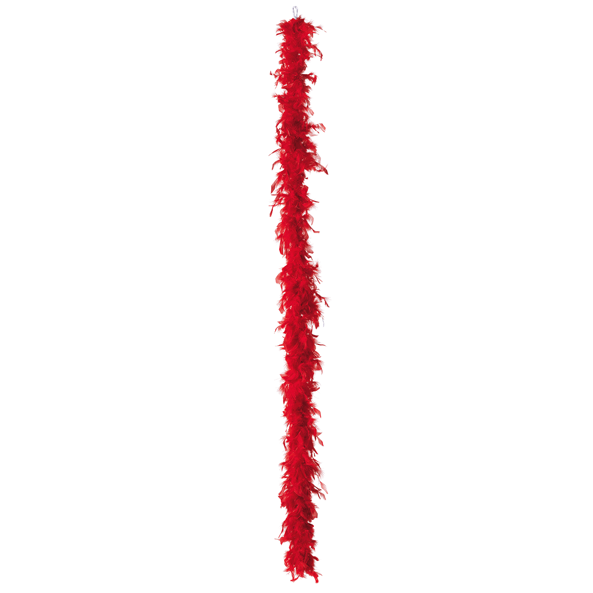 Boa de plumas, roja, 180 cm - 2