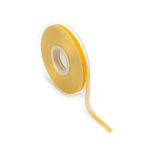 Chiffonband mit Webkante 6mm x 50m gelb