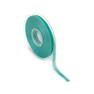 Chiffonband mit Webkante 6mm x 50m türkis