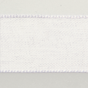 Chiffonband mit Webkante 15mm x 50m weiß