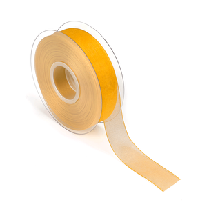 Cinta de gasa con orillo 25mm x 50m amarillo