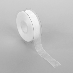 Cinta de gasa con orillo 25mm x 50m blanco